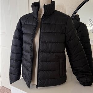Nordstrom Classic Black Puffer Jacket